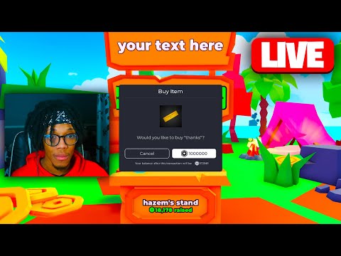 🔴DONATING ROBUX IN PLS DONATE LIVE WITH HAZEM! | FREE ROBUX GIVEAWAY (ROBLOX PLS DONATE)