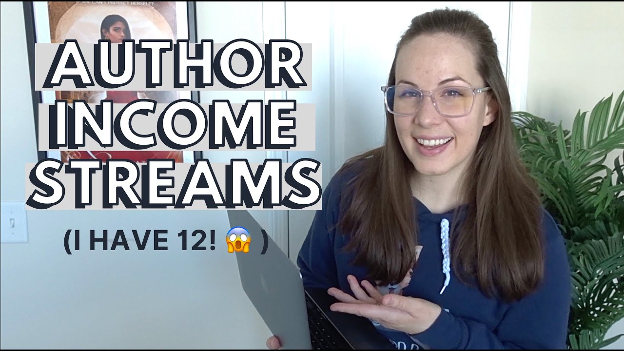MY 12 INCOME STREAMS as an author | Different types of passive income streams writers can look into!