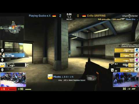 EPS Summer Finals Finale - EnRo GRIFFINS vs. Playing Ducks (de_nuke) Map 3 Part 1