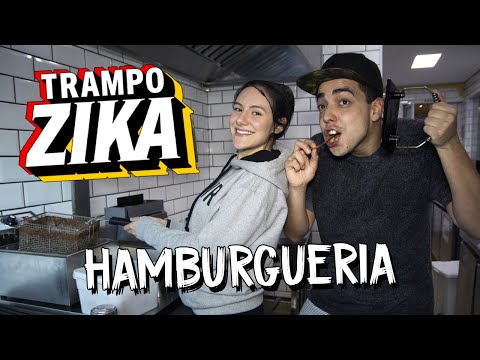 TRABALHEI NUMA HAMBURGUERIA E O CLIENTE SAIU BRAVO com BECCA PIRES | TRAMPO ZIKA
