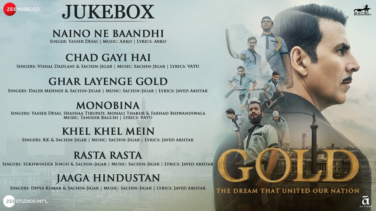 Jaaga Hindustan Lyrics  | Gold | Akshay Kumar, Mouni Roy | Divya Kumar, Jigar Saraiya | Jigar Saraiya, Sachin Sanghvi
