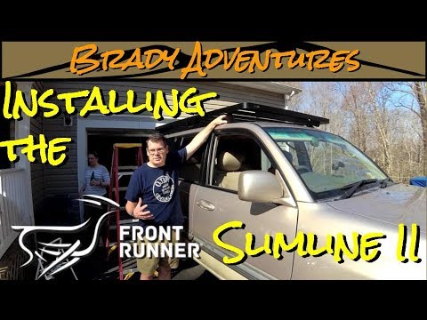 Frontrunner Slimline II Roof Rack Install - 100 Series Land Cruiser Overland Build