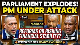 Marape Defends Cabinet Reshuffle & Finance Reforms |Opposition Leader James Nomane Grills Government
