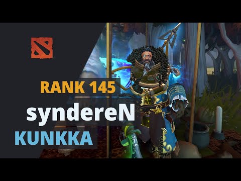 syndereN (Rank 145) plays Kunkka Dota 2 Full Game