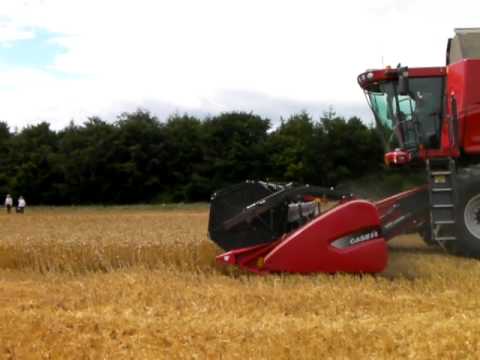 Case IH Axial Flow 9120 with 35ft Header On the Move