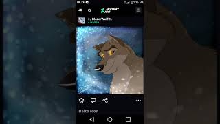 Balto (1995) Movie: Icon Husky-Wolf Dog - (BlazeWolf21 on DeviantArt)