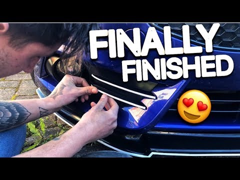 Fiesta ST180 - I FINALLY finished Spraying The Fog Light Surround + Lower Grill - #4 -