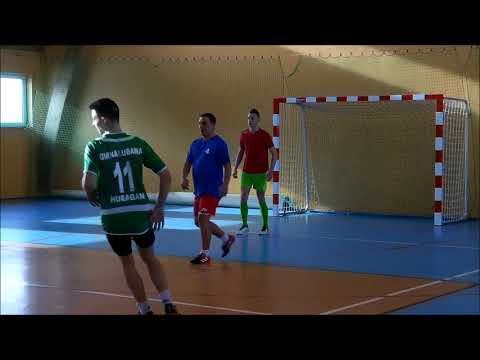 13 kolejka  halówki w gminie .HURAGAN Byszwałd I - LIDER Wigwałd 8:2 (3:1)