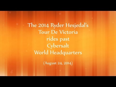 The 2014 Ryder Hesjedal's Tour De Victoria Passes Cybersalt World Headquarters