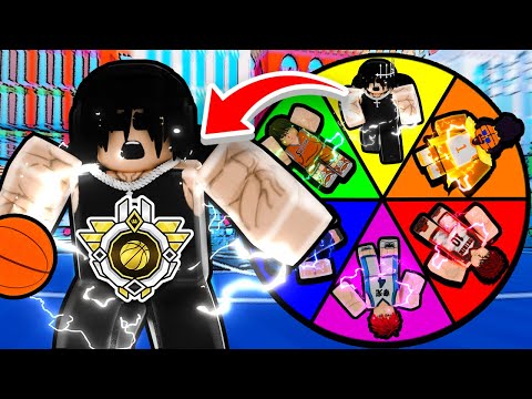 Random Wheel decides MY STYLE after EVERY Ranked Win in Basketball Zero (Roblox)