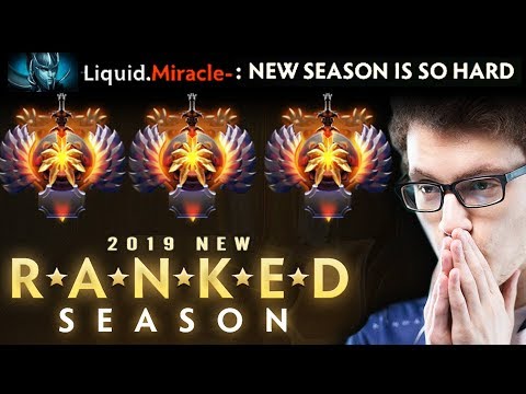 MIRACLE TRY HARD 2019 NEW RANKED SEASON - Phantom Assassin Miralce- gameplay Dota 2