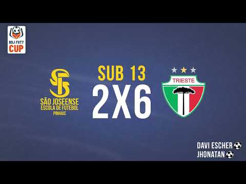 BDJ FUT7 CUP 2022 - SÃO JOSEENSE ESCOLA PINHAIS X TRIESTE - SUB 13 (01/10/22)