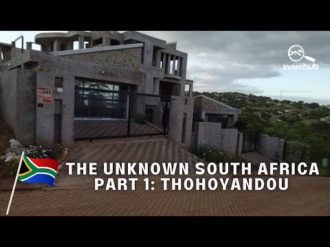 Amazing mansions in a South African village called Thohoyandou, Venda.