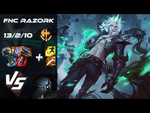 Fnatic Razork JUNGLE Viego vs Kindred - EU Challenger Patch 14.5.1