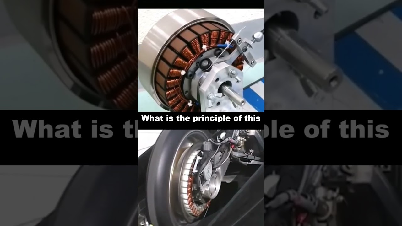 How Electric Hub Motors Work: The Principle Explained #shortsyoutube