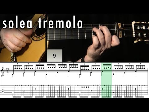 Flamenco Guitar 102 - 04 Solea Tremolo