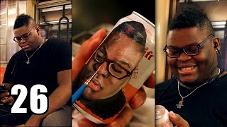 Spontaneous Portraits Of New Yorkers On The Train