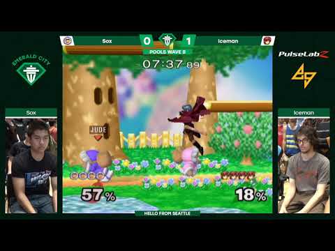 Iceman (Marth) vs. Sox (ICs) | SSBM Pools | EC5