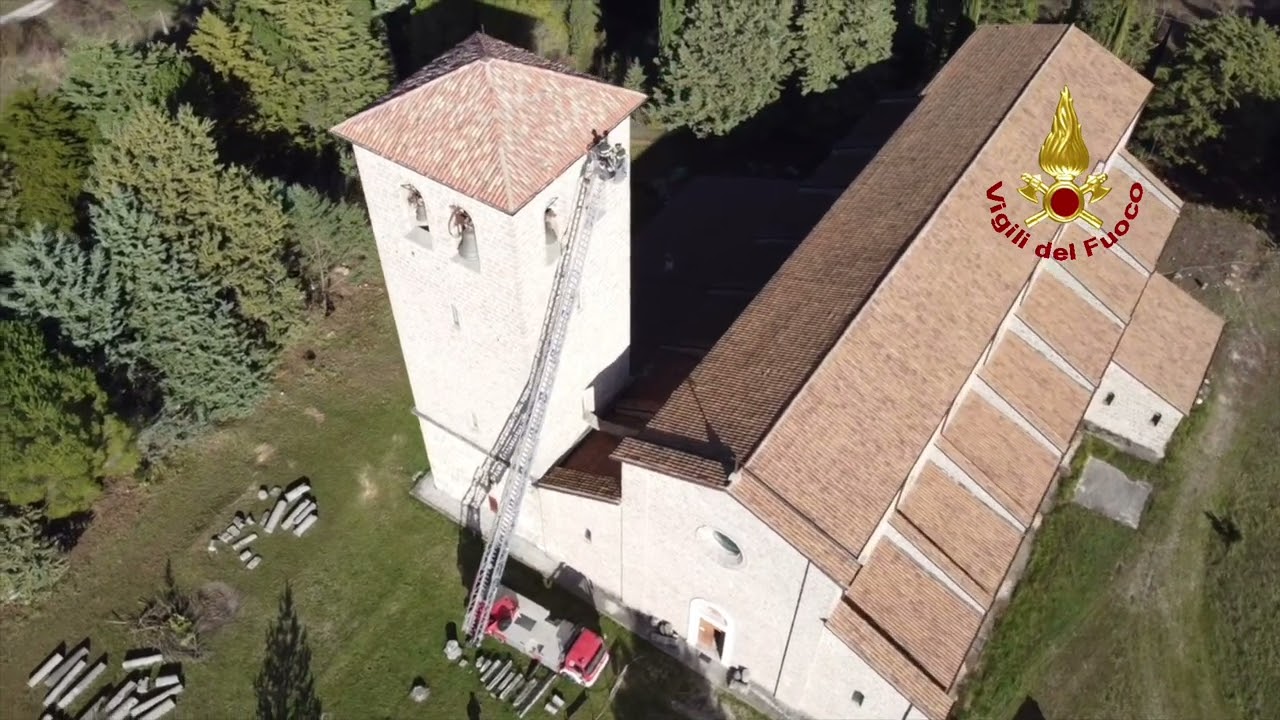 Castel San Vincenzo, messa in sicurezza del campanile dell’Abbazia