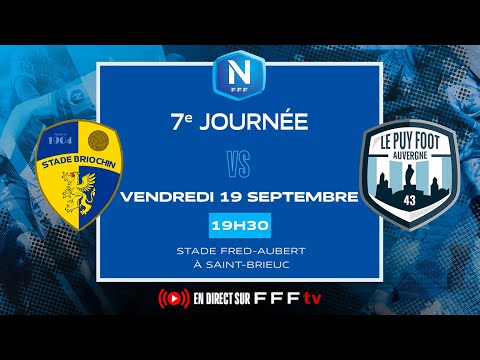 J7 I Stade Briochin vs Le Puy Foot en replay I National FFF 2025-2026