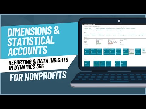 See video Reporting and Data Insights in D365 BC for Nonprofits: Dimensions and Statistical Accounts