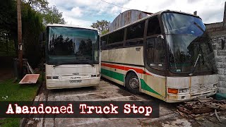 Abandoned Truck Stop in Wales! | Huge Bus & Coach Graveyard