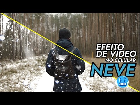 Efeito de Neve em qualquer vídeo | Tutorial Kinemaster no Celular