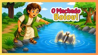 😮 O Machado Começou a Flutuar! | O Milagre de Eliseu para Crianças @semeadoreskids #78