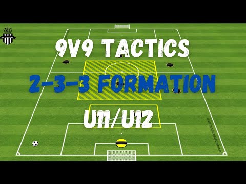 9v9 Youth Football Tactics | 2-3-3 Formation | U11 & U12