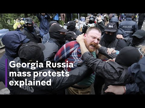 Georgia protests: violent clashes ahead of ‘Russia bill’ vote