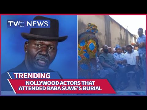 Top Yoruba Nollywood Actors At Baba Suwe's Burial