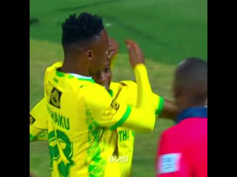 18 Year Old Siyabonga Mabena Scores for Mamelodi Sundowns 🔥 #sundowns #mtn8