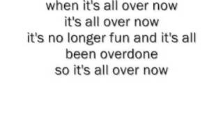 Eric Hutchinson- All over now, lyrics