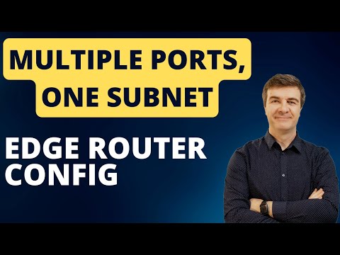 How to configure multiple LAN ports on the same subnet on EdgeRouter X in  2023