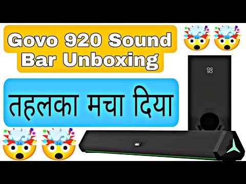 Thumbnail for Govo 920 Soundbar Raw Unboxing | Govo Soundbar Unboxing | Govo 920 Sound bar