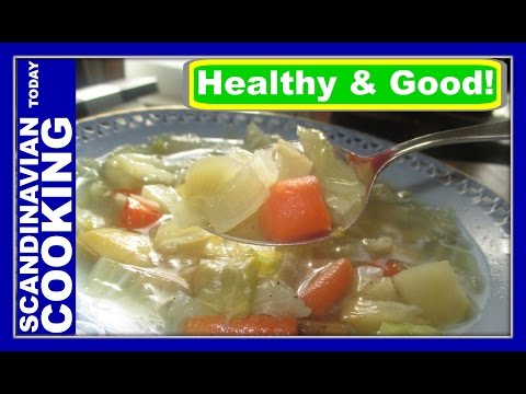 How To Make Homemade Delicious Danish Cabbage Soup ♥ Hvidkålssuppe
