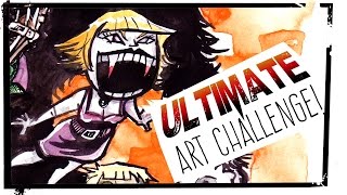 Yeti, Villains and Heroes! OH MY! - ULTIMATE ART CHALLENGE!