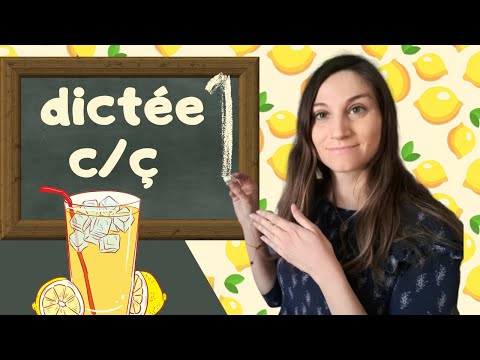 Dictée c ou ç 1: Classe de CE1 à la maison.