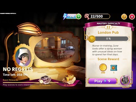June's Journey Secrets 28 Scene 22 London Pub Silhouette Mode 4K ULTRA HD