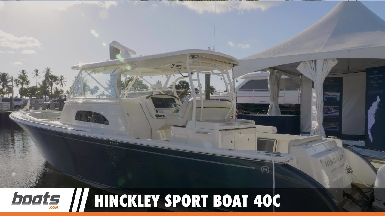 Hinckley Sport Boat 40c: First Look Video