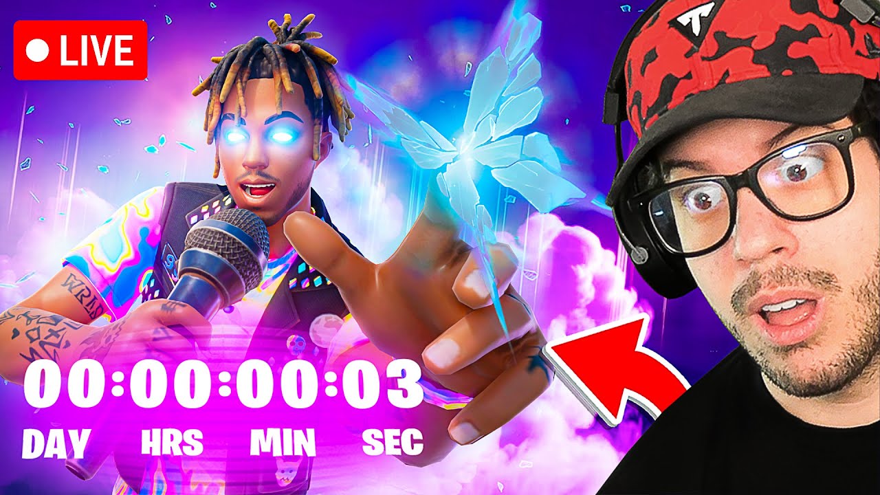 🔴LIVE! - FORTNITE *CHAPTER 6* LIVE EVENT! (JUICE WRLD)