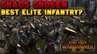 Unit Testing w/ Turin: Warriors of Chaos Chosen - The Best Elite Infantry? | Total War: Warhammer 2