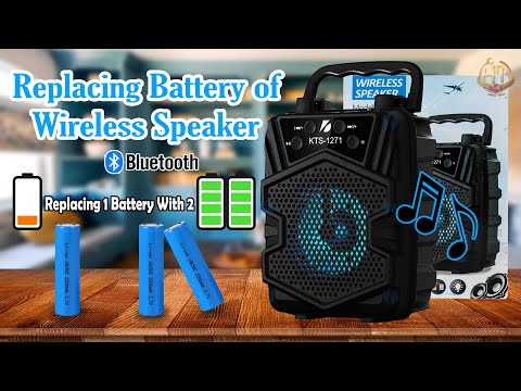 RECHARGEABLE BLUETOOTH WIRELESS SPEAKER REPAIR | NOT WORKING | Battery Problem | Increasing Battery