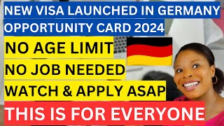 Opportunity Card in Germany | Easiest Route to Move To Germany From June