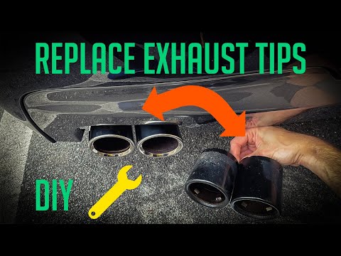 BMW 5er F10/11 Exhaust Tips Replacement DIY!
