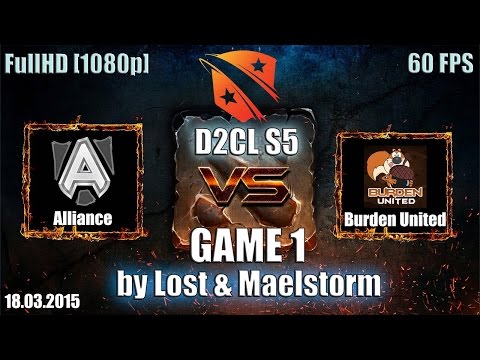 D2CL S5: Alliance vs Burden Uniter, 1 игра, 18.03.2015