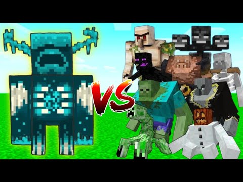 Warden vs All Mutant Mobs 😱 | Ultimate Minecraft Boss Battle | Who Is Strongest?