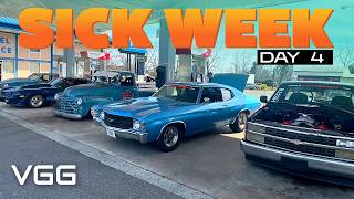 Woke Up To A FLAT Drag Radial! - Can We Back Up The ZZ632 Trucks Fastest Time!? - Sick Week Day 4