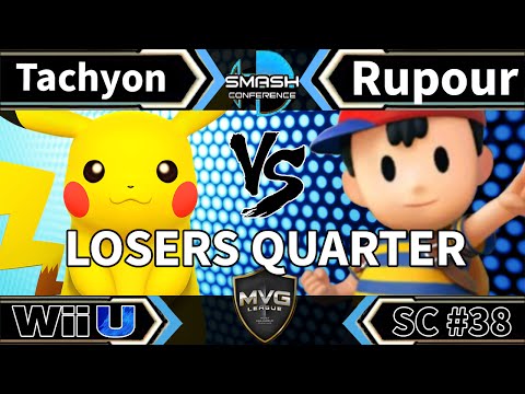 Tachyon (Pikachu) vs. Rupour (Ness) - SSB4 Losers R8 - Smash Conference 38