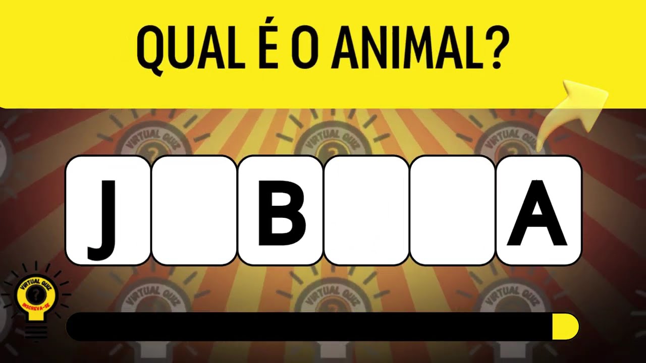 "Quiz: Adivinhe o Nome do Animal com Apenas Algumas Letras! 🐾 | Teste Seu Conhecimento"